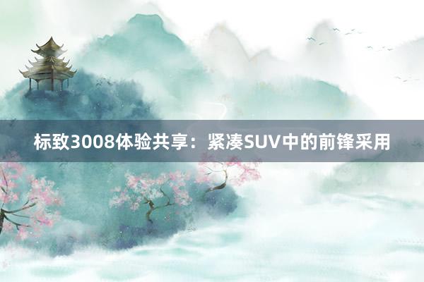 标致3008体验共享：紧凑SUV中的前锋采用