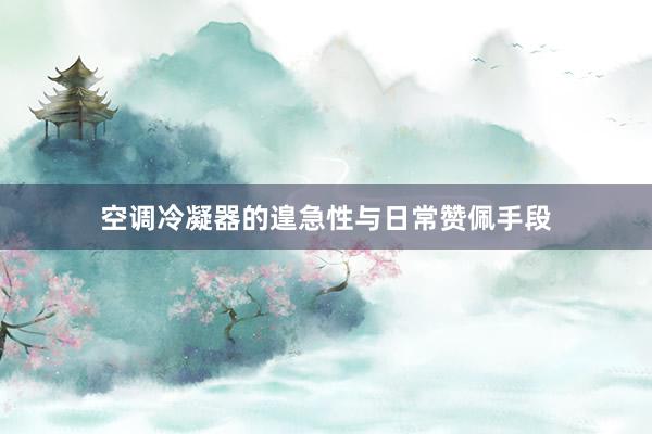 空调冷凝器的遑急性与日常赞佩手段